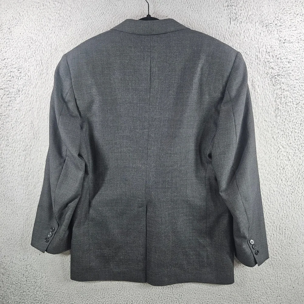 Brooks‎ Brothers Makers Brooksease Blazer Mens 41R Charcoal Worsted Wool USA